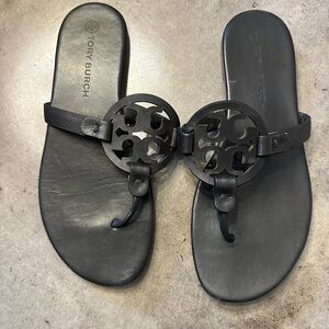 Tory Burch Black Sandals size 8